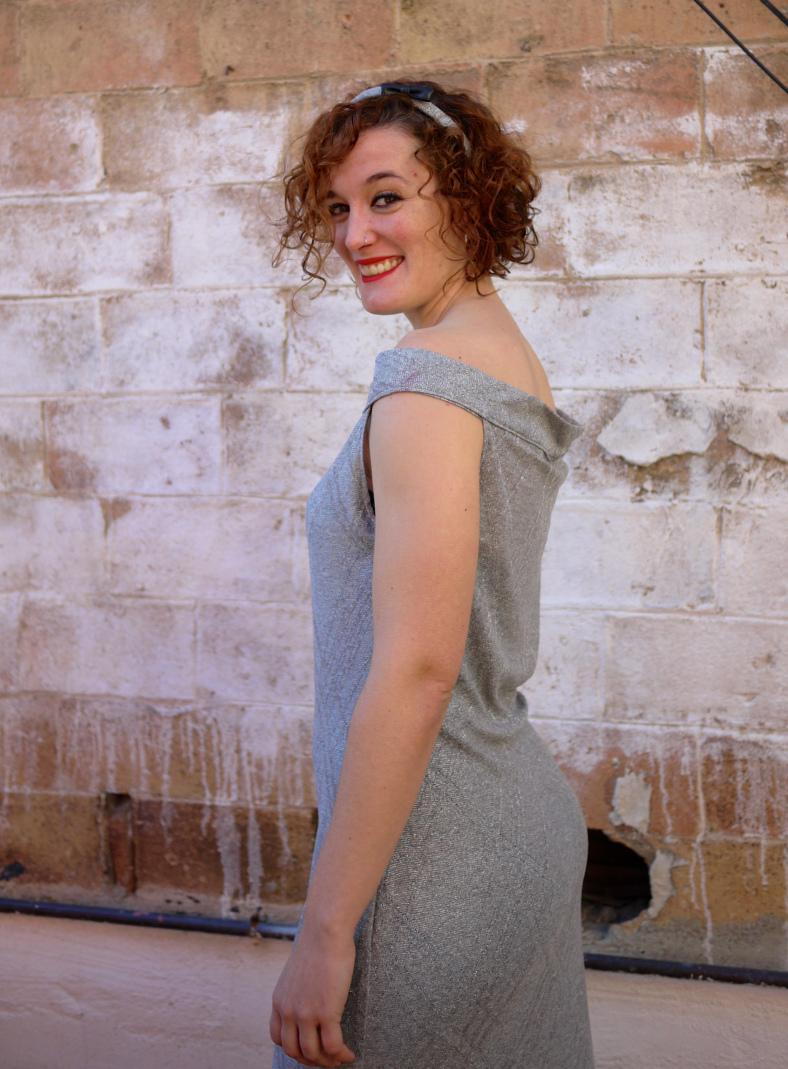 Vestido de fiesta y tocado19