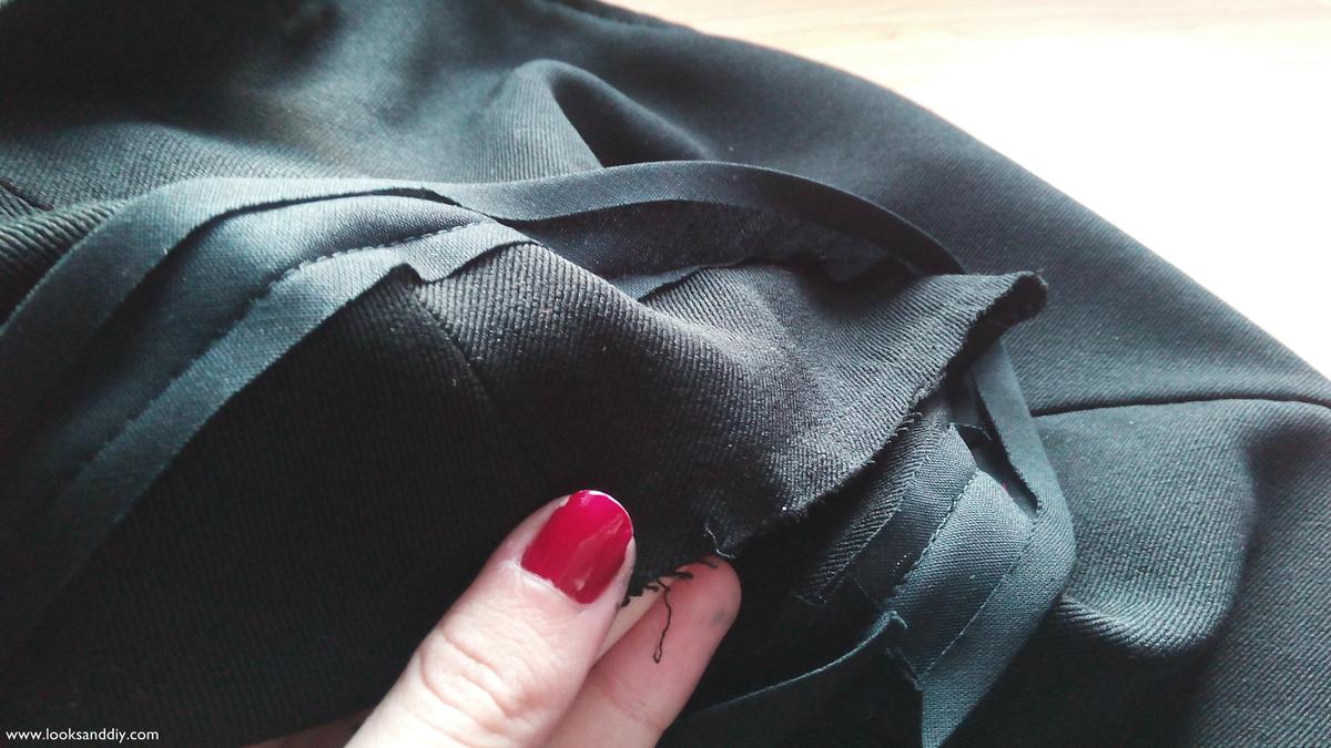 como hacer un chaleco reciclando una americana 5