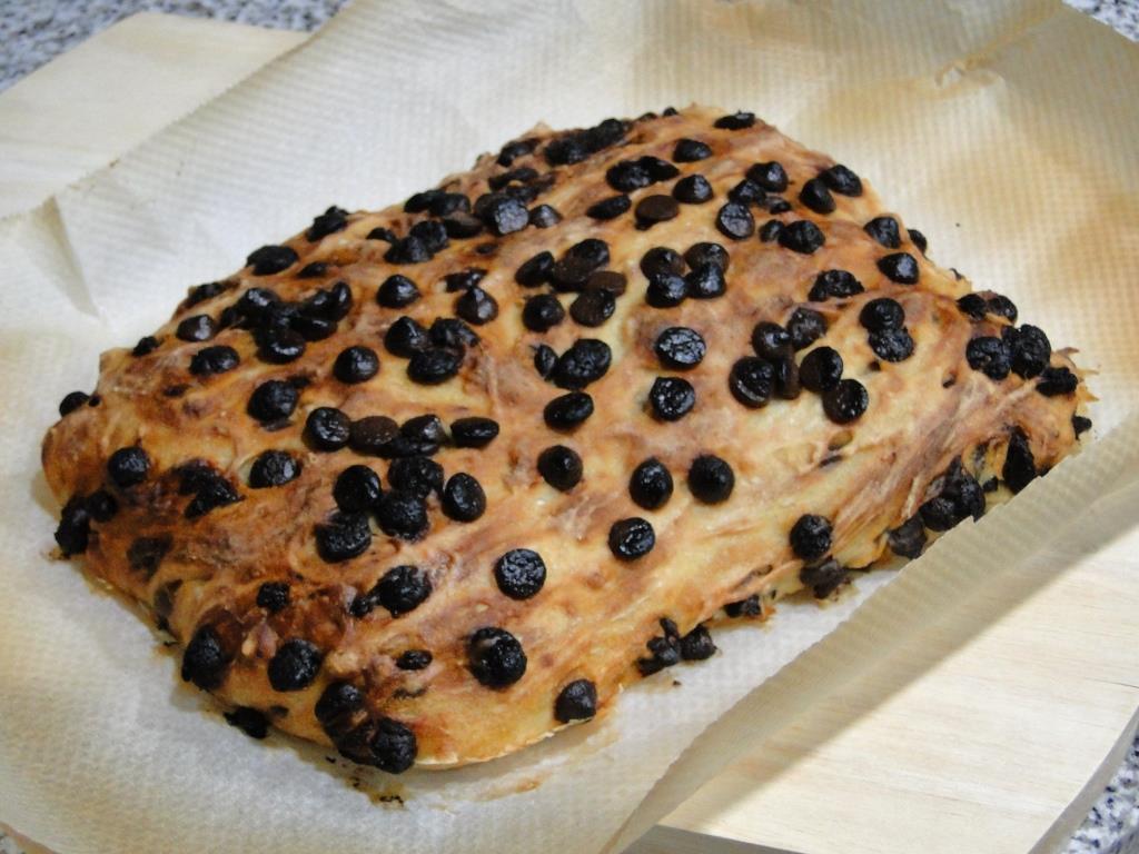 focaccia de chocolate sin azúcar