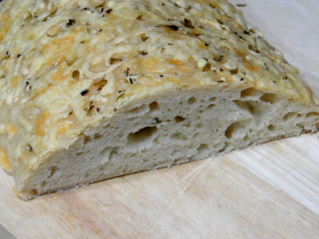 focaccia de queso- sección