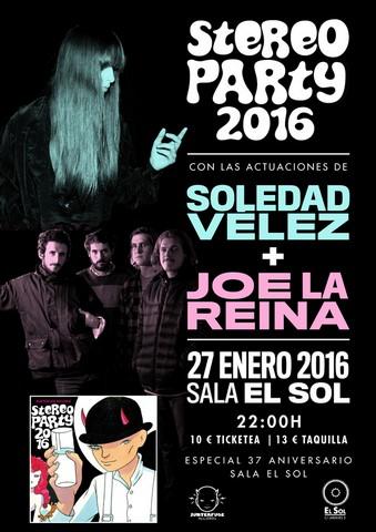 StereoParty 2016 Soledad Vélez y Joe La Reina