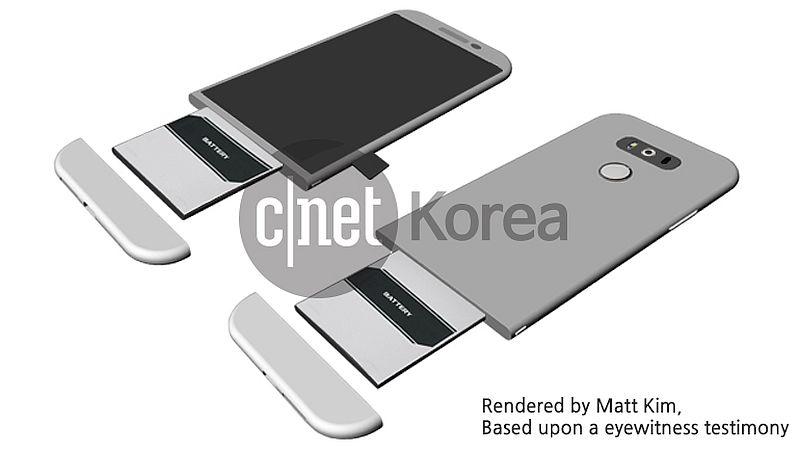LG G5 posible diseño