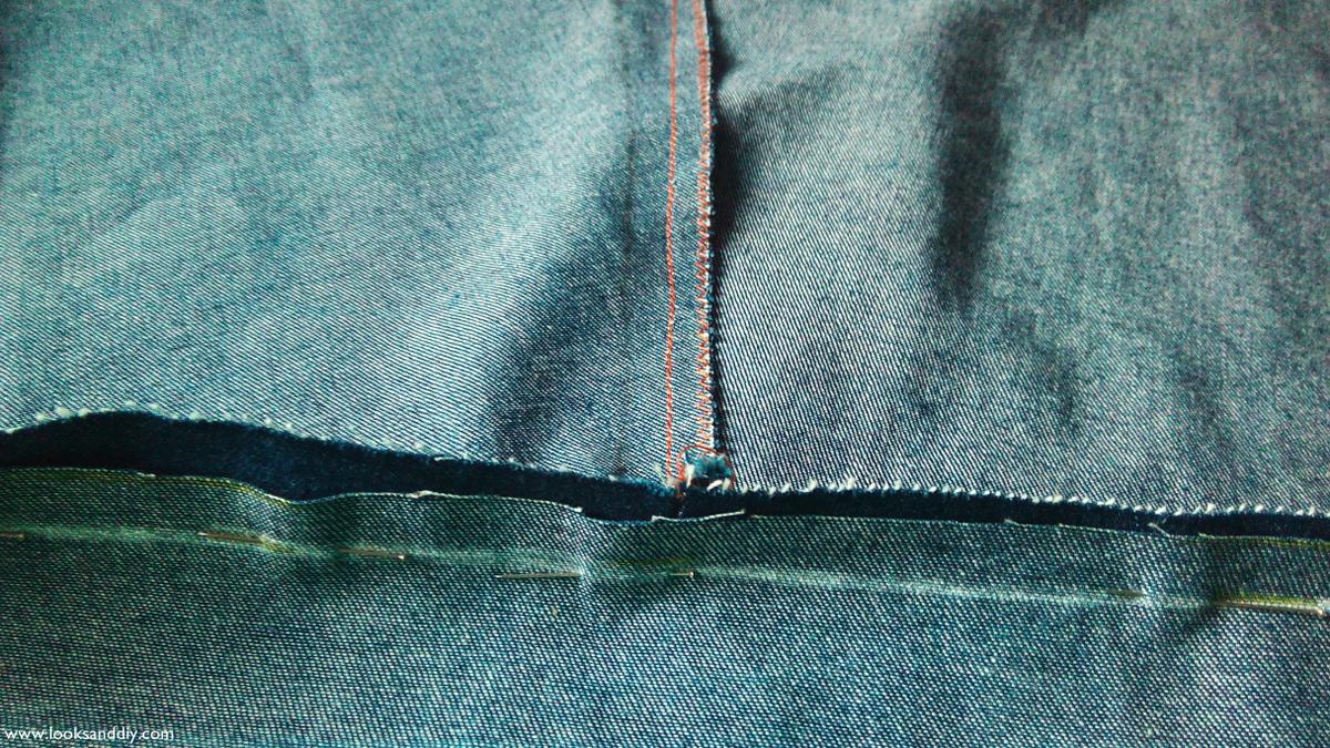 4 falda vaquera con botones