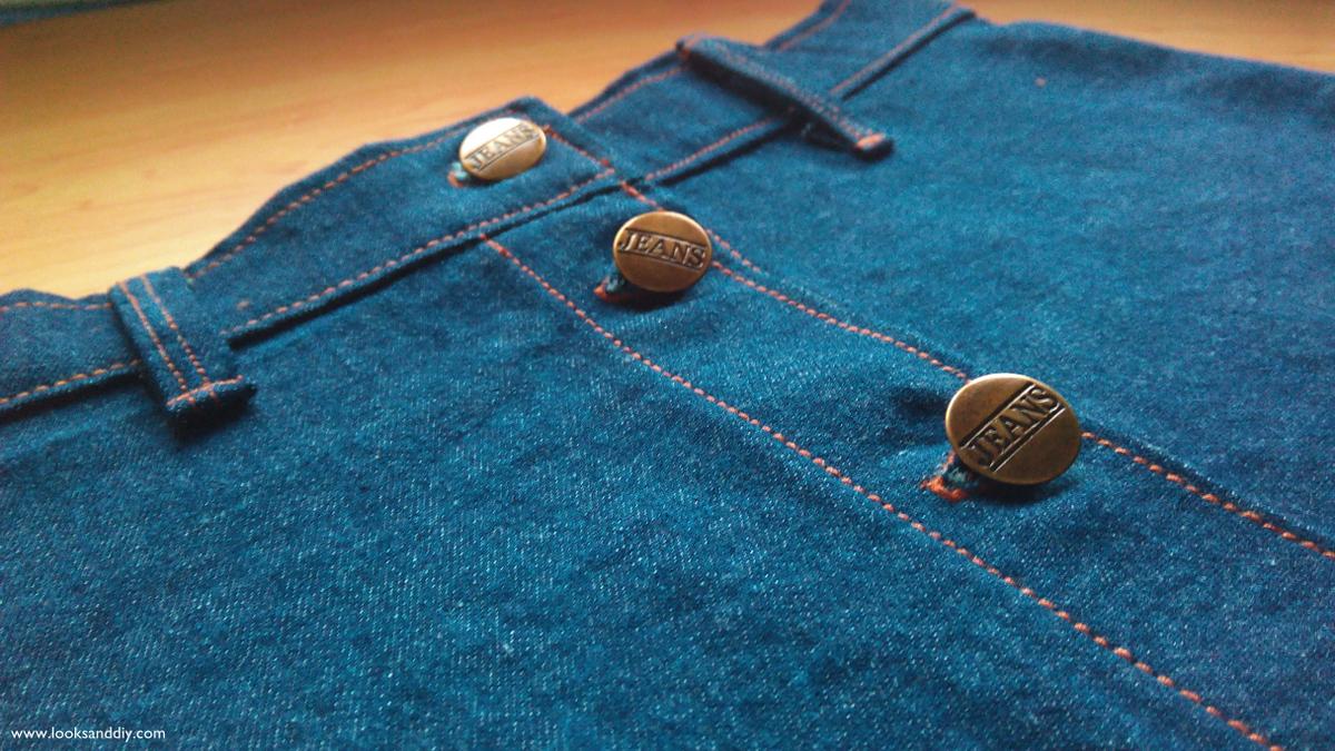 6 falda vaquera con botones