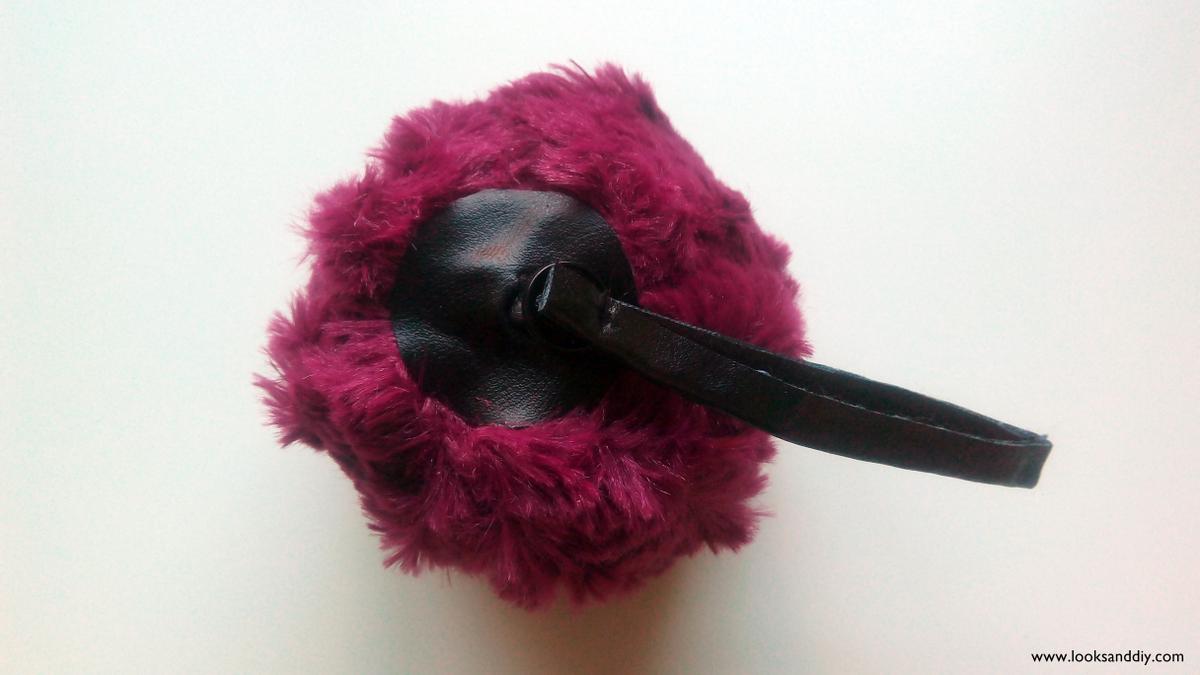 DIY llavero pompon pelo 4