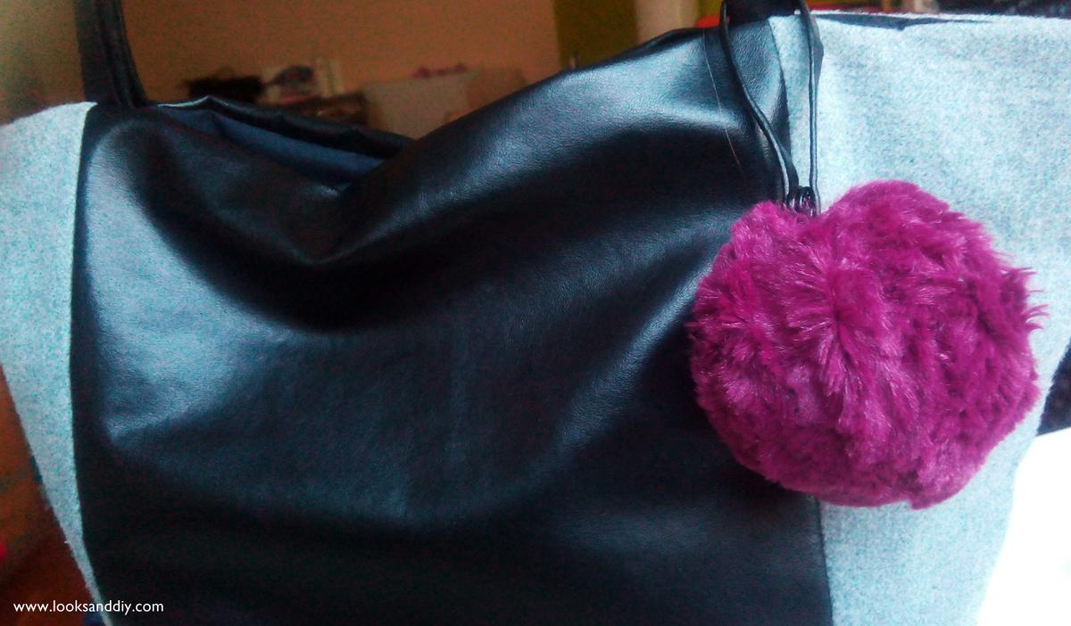 DIY llavero pompon y bolso inspirado en celine