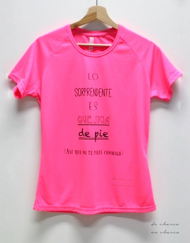camiseta mujer sport sorprendente www.decharcoencharco.com