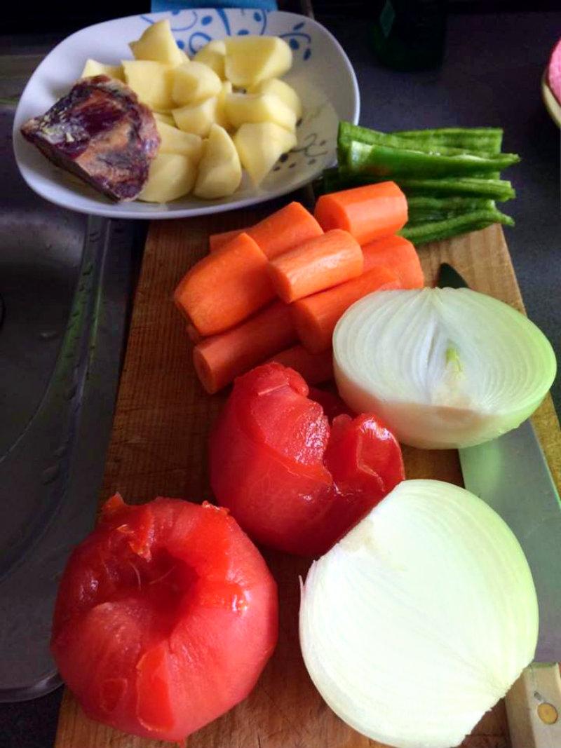 Preparativos verduras