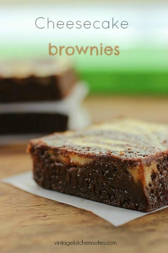 Cheesecake brownies