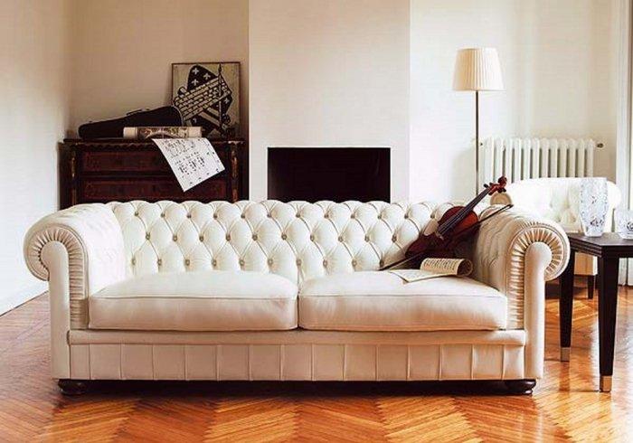 sofa chester en tu salon rilane blanco