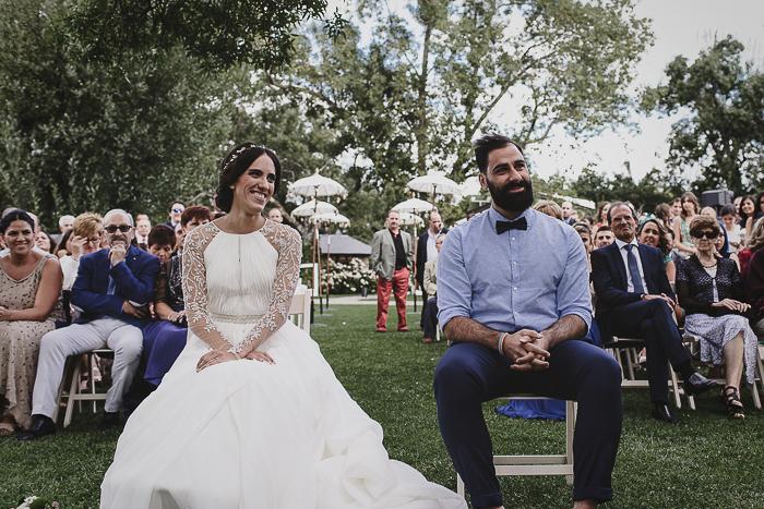 Boda de Israel y Raquel al aire libre en madrid