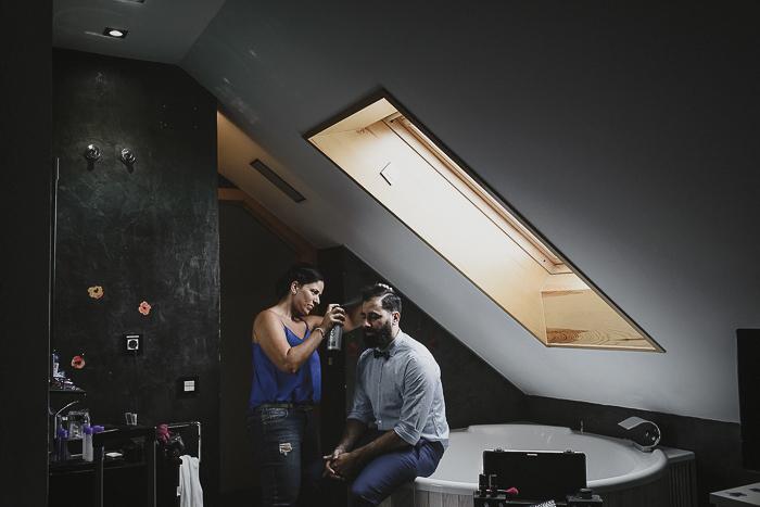 Boda de Israel y Raquel al aire libre en madrid