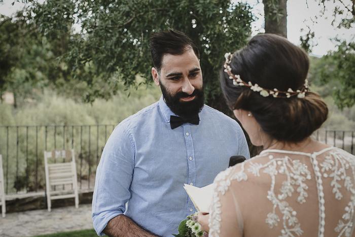 Boda de Israel y Raquel al aire libre en madrid