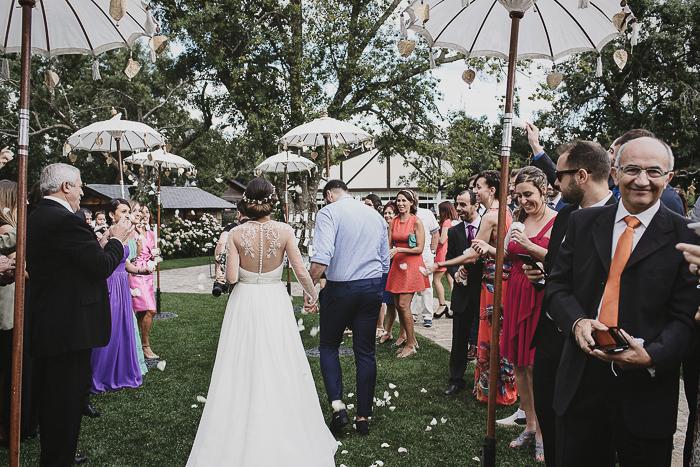 Boda de Israel y Raquel al aire libre en madrid