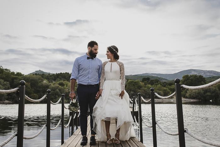 Boda de Israel y Raquel al aire libre en madrid