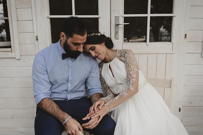 Boda de Israel y Raquel al aire libre en madrid