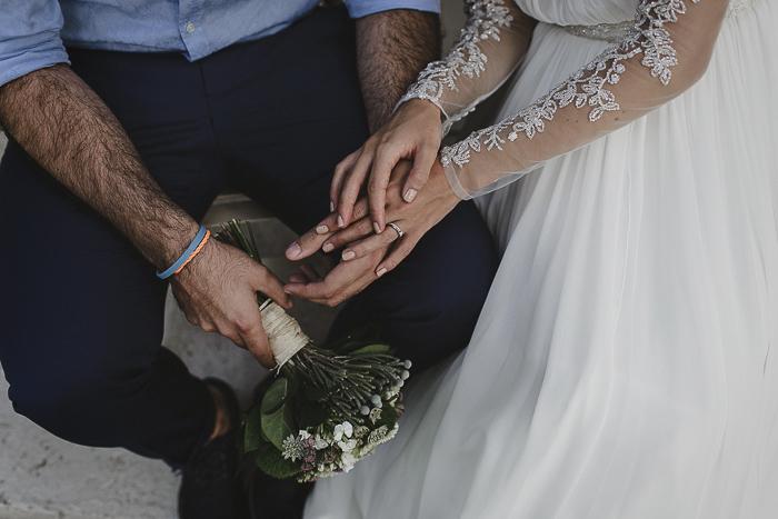 Boda de Israel y Raquel al aire libre en madrid