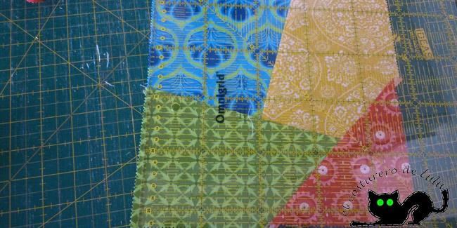 Empezamos a emparejar las telas