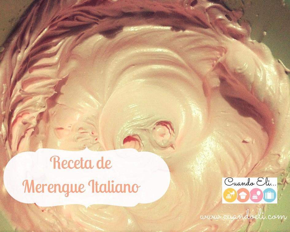 Receta de Merengue Italiano