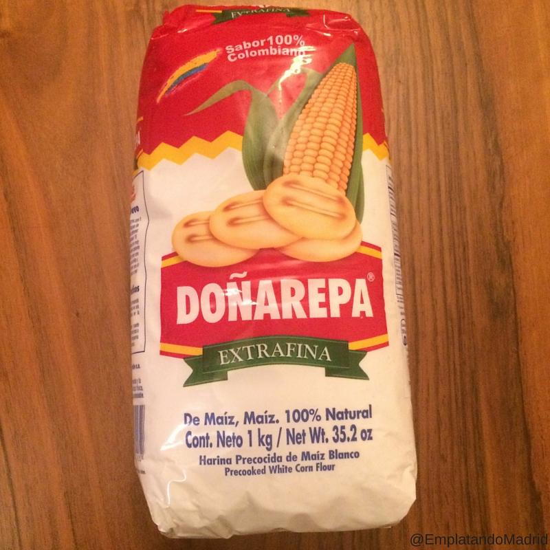 Harina de maíz precocido colombiano