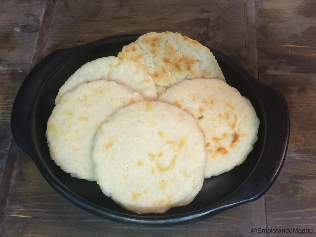 Receta de arepas colombianas