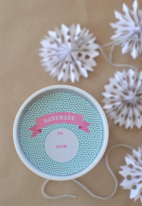 Pasos para hacer la guirnalda de copos de nieve