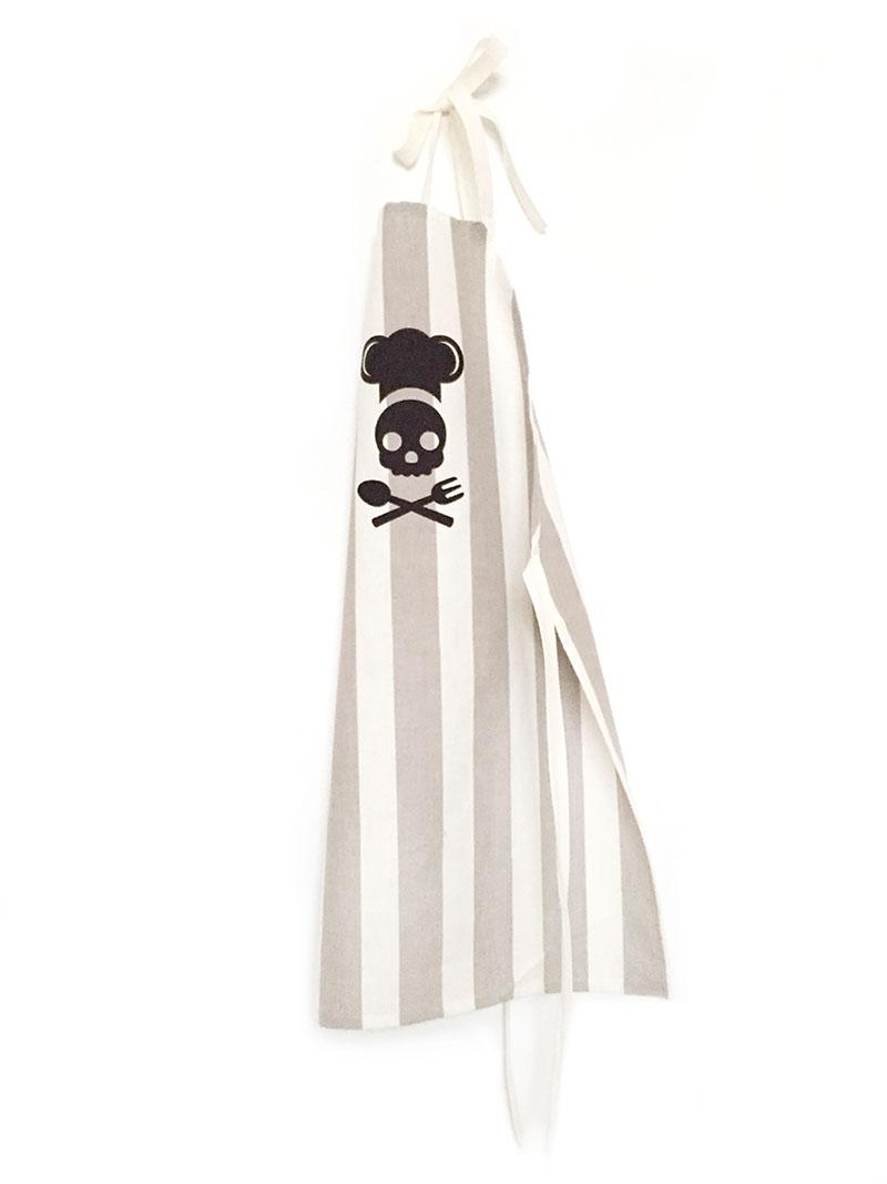 Cómo hacer un delantal con un paño de cocina