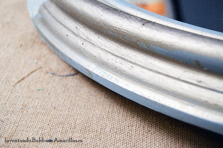 patina plateada espejo