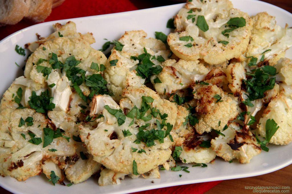 coliflor con parmesano