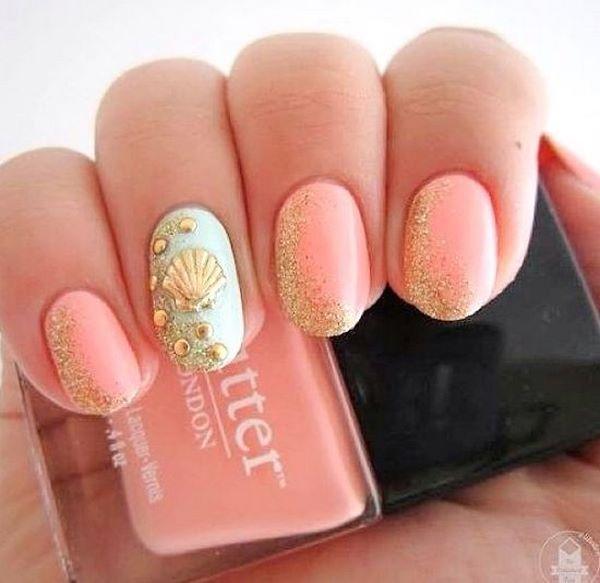 uñas estilo de mar 2016