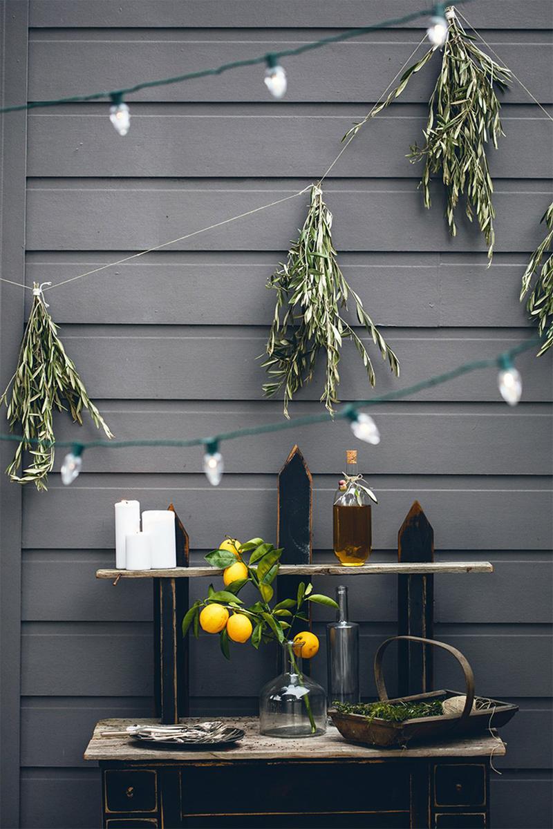 decorar la mesa ramilletes