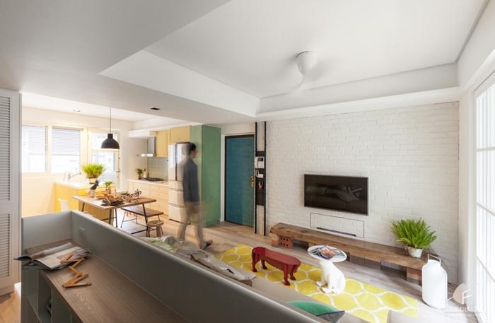 Color y funcionalidad en un apartamento diferente - Blog T&D (26)