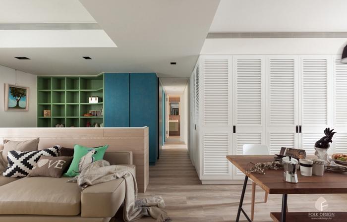 Color y funcionalidad en un apartamento diferente - Blog T&D (14)