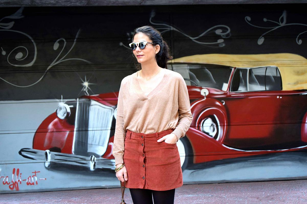 minifalda de ante moda