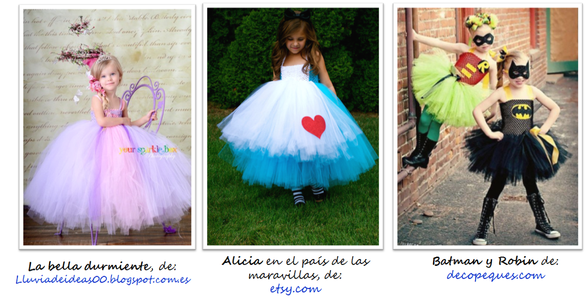 (8) La Tenderia DIY_Disfraces caseros y sencillos_Bella durmiente, alicia y batman y robin