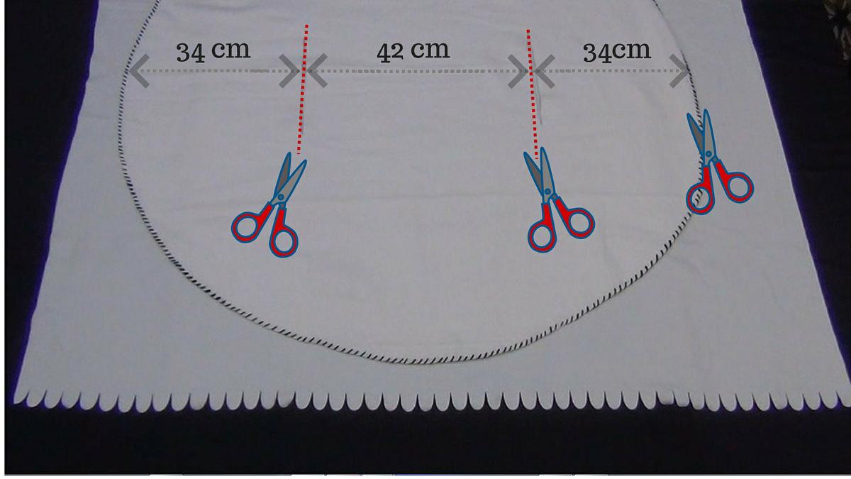 Chaleco circular sin coser - Circular Vest no sew