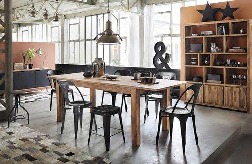 comedores con estilo industrial maisons
