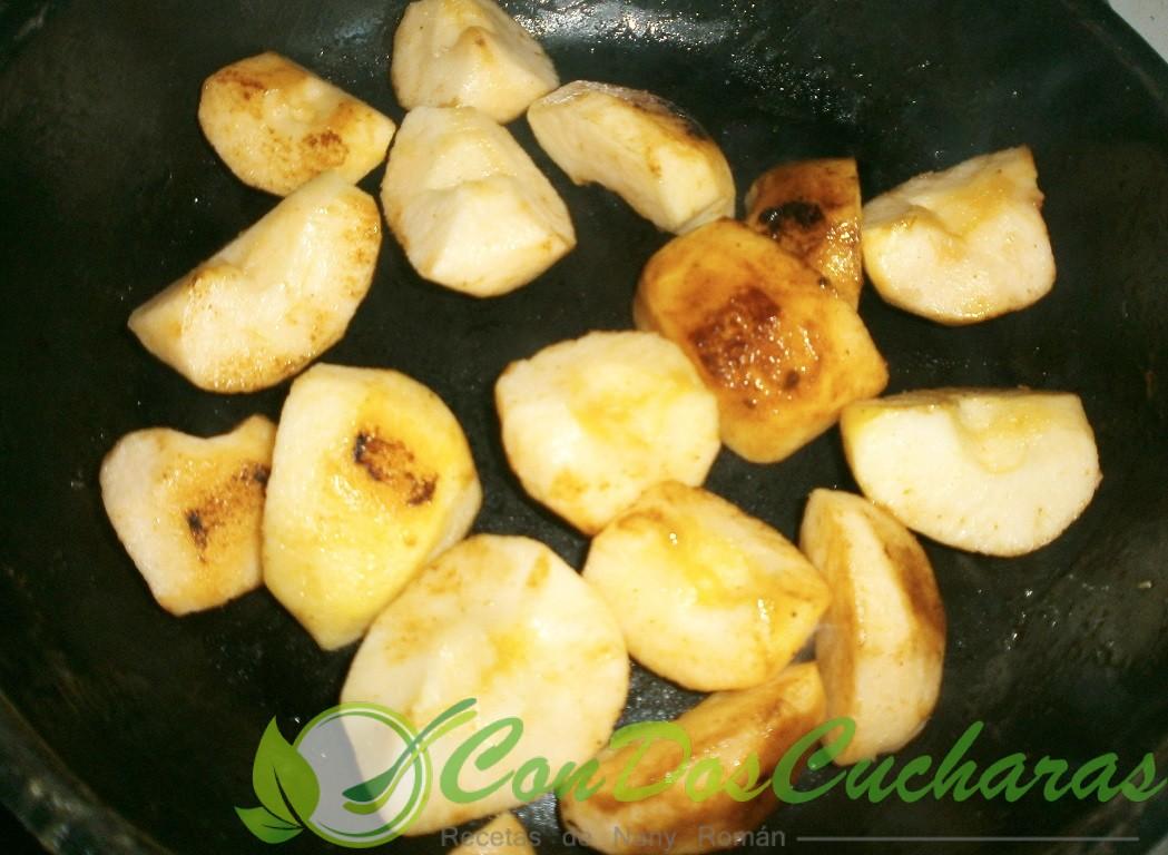 Lomo de cerdo con manzanas