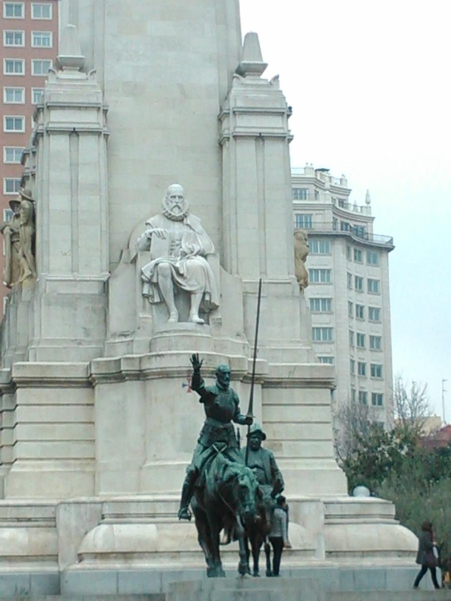 Cervantes en Plaza de España