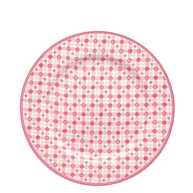 Plato De Cerámica Mimi Pink Green Gate