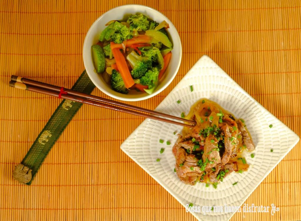 Receta Thai: Solomillo de ternera picante