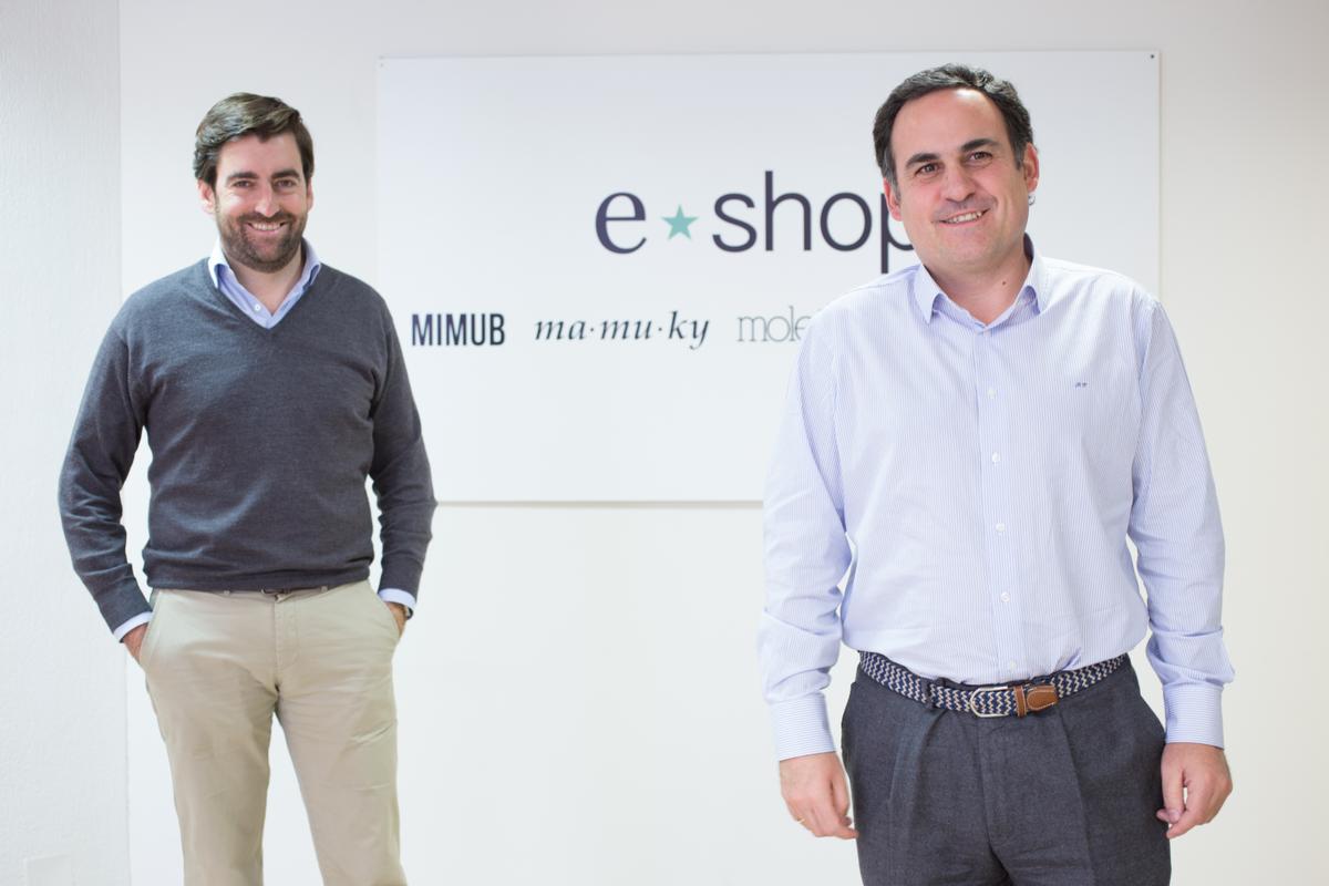 Los socios fundadores de eShop Ventures: Alfonso Merry del Val y Rafael Garrido.