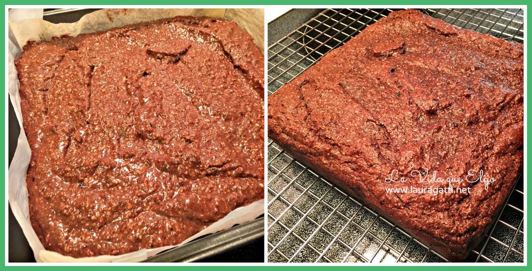 Budín de nueces, chia y chocolate
