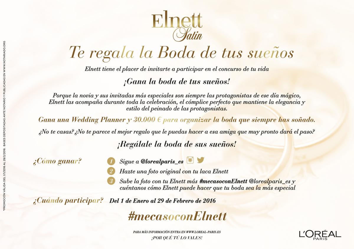 sorteo elnett bodas