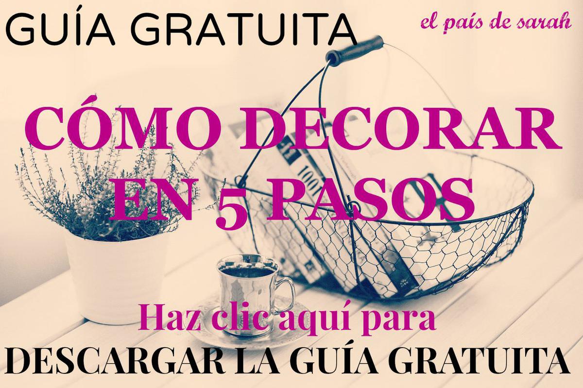 Guía gratuita para decorar en 5 pasos