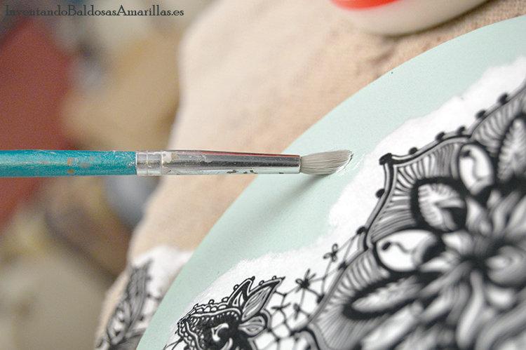 pintura de tiza en spray verde