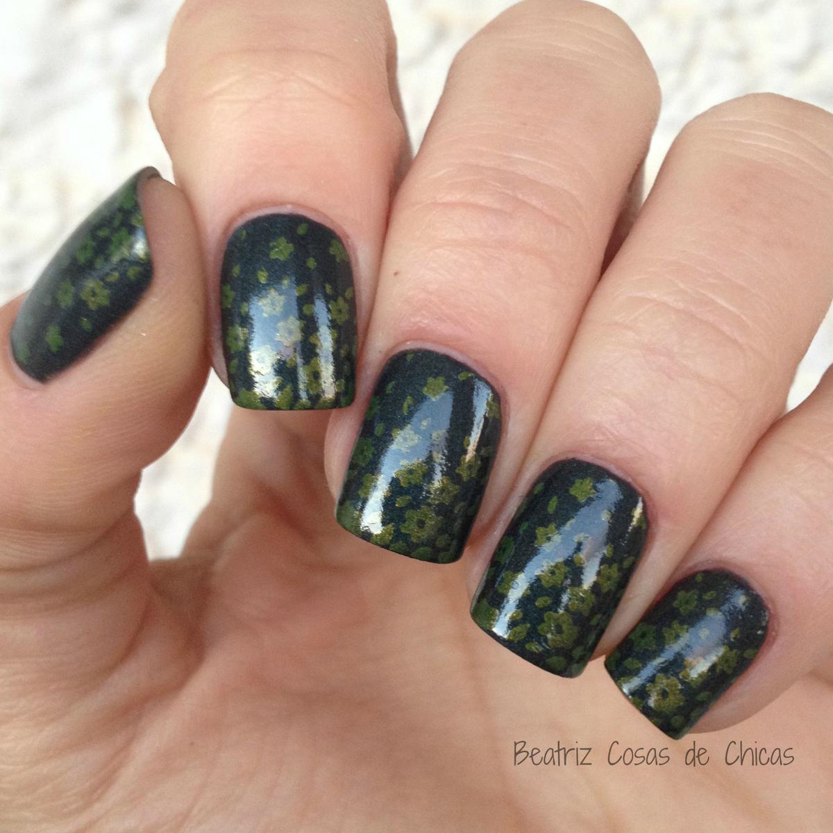 Manicura en Verde de Essence, Yesensy y Curali.2
