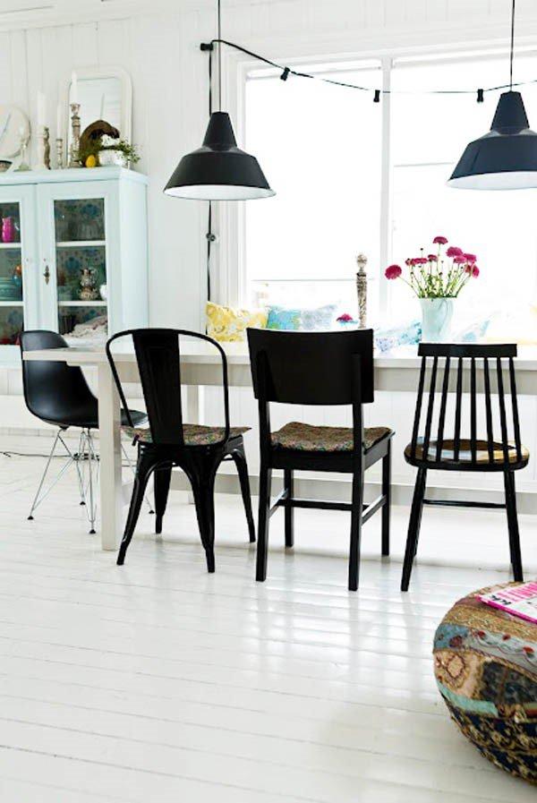 combinar distintos estilos de silla VI