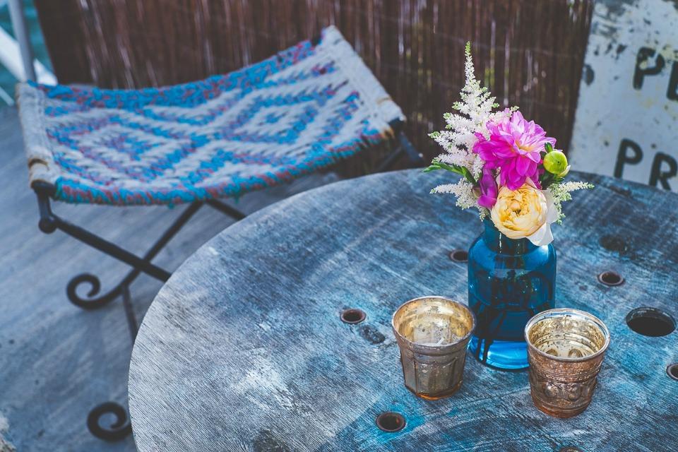 Una boda veraniega en colores azules, rosa y melocotón en All Lovely Party