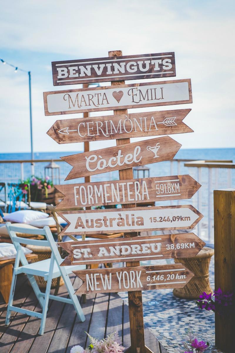 Una boda veraniega en colores azules, rosa y melocotón en All Lovely Party